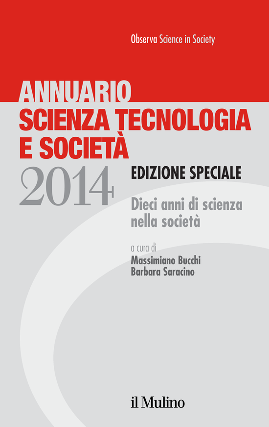 Copertina: Annuario Scienza Tecnologia e Società 2014