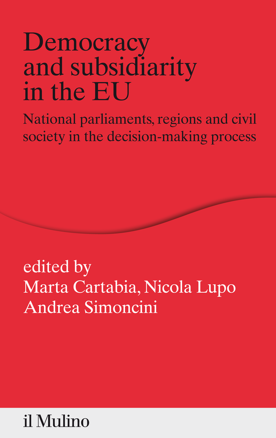 Copertina: Democracy and subsidiarity in the Eu