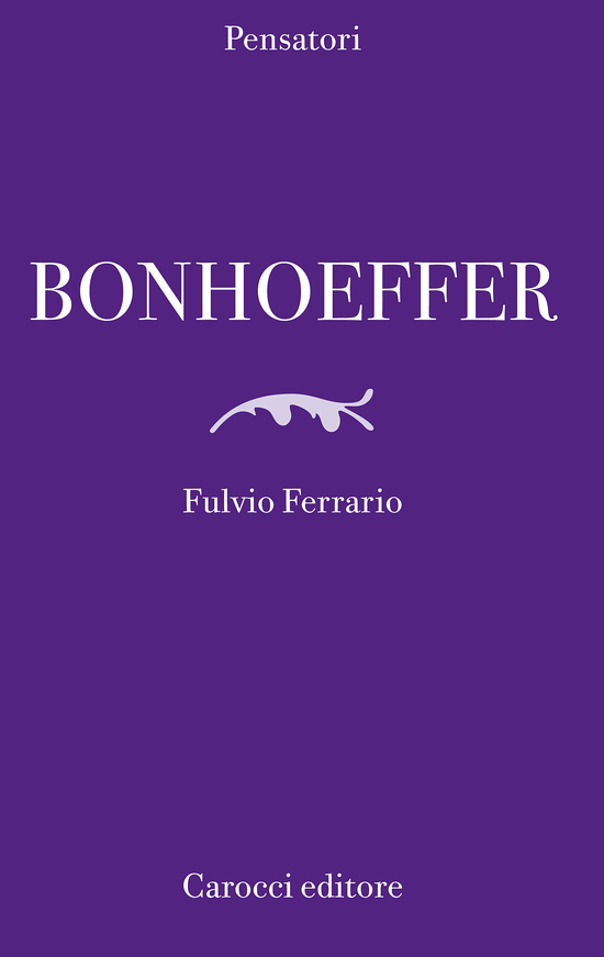 Copertina: Bonhoeffer