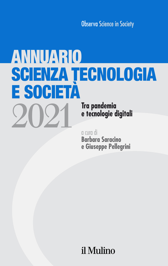 Copertina del libro Annuario Scienza Tecnologia e Società. Edizione 2021